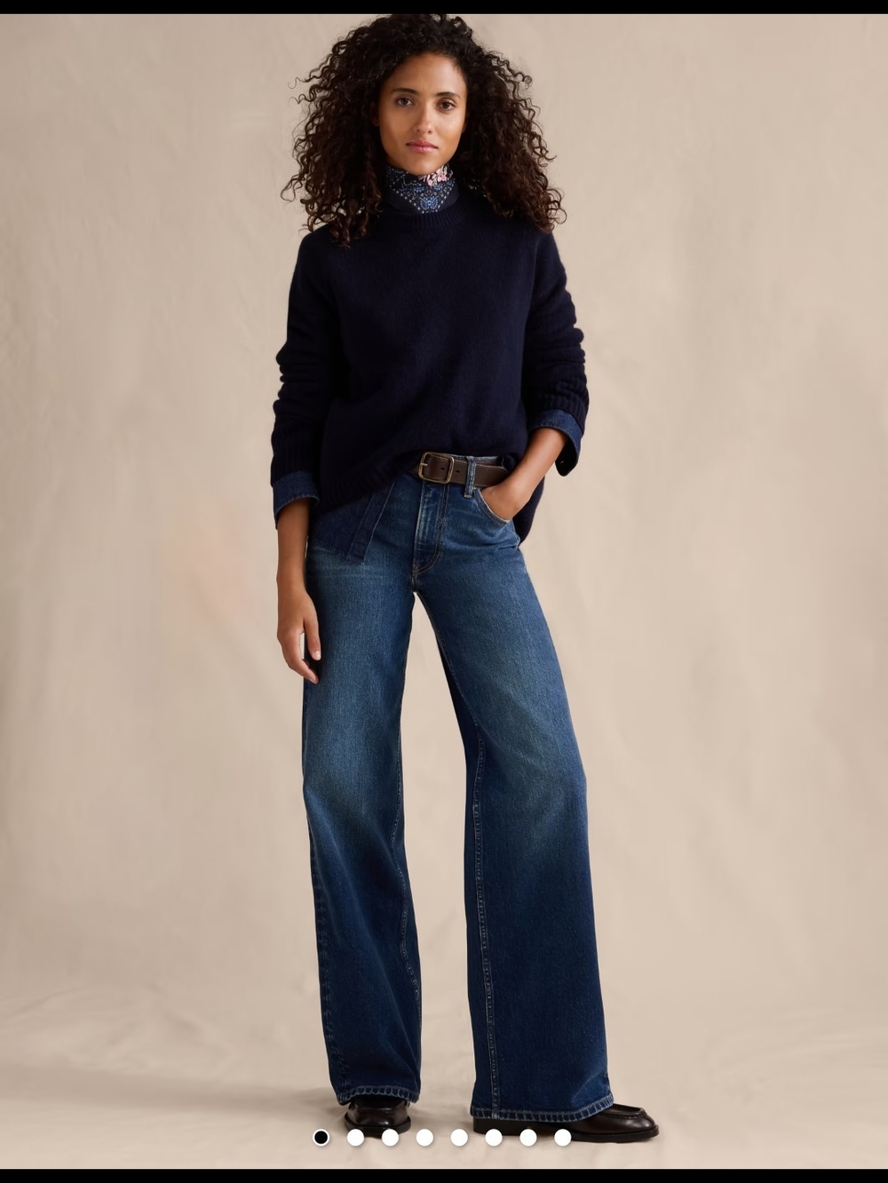 Banana Republic the Icon Classic Wide-Leg Jean